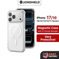LionShield Magnetic Case iPhone 17 Pro Max 17 Pro 17 Air 16 Pro Max 16 Pro 16e 14 13 12 11 Protectiv