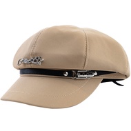 B.DUCK | B.Duck Duckling Design Retro Art Octagonal Beret Hat Fashionable Autumn Collection Light Ac