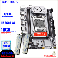 QIYIDA X99ชุดเมนบอร์ด LGA 2011-3 Combo Xeon E5 2640 V4 CPU DDR4 (8GB X 2ชิ้น) 16GB 3200MHz REG ECC N