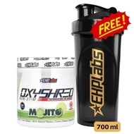 EHP Labs OxyShred Non-Stim Fat Burner 60 serving + Free Shaker
