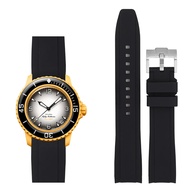 สำหรับ Blancpain X Swatch Co แบรนด์ Fifty Fathoms 22Mm สายรัดซิลิโคนอ่อนแฟชั่นสายนาฬิกาเปลี่ยนได้ดำน้ำสปอร์ตพร้อมเครื่องมือ