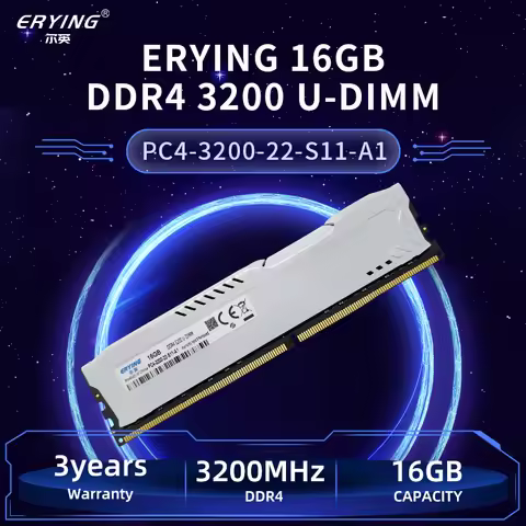 ERYING DDR4 16GB Desktop RAM Memory 16 GB 3200Mhz XMP U-DIMM Gaming Memory Customized For Kit i9 Mot