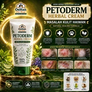 PETODERM Herbal Cream Kucing Anjing | Krim Herba Kurap Kulat Gatal Bulu Gugur 10g