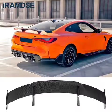 Carbon Fiber Spoiler for BMW G82 G22 G26 M4 4 Series Car Rear Boot Wing Universal M430i M440i 2021 2