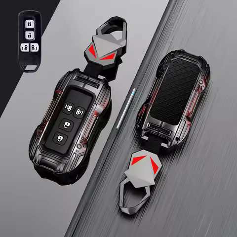 Zinc Alloy Car Key Cover Case Shell Fob for Honda NBOX NONE N WGN/N Wagon Plus 2018 2012 2017 SH300 