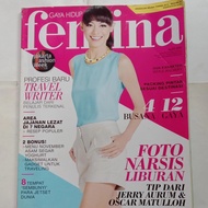 Majalah Femina November 2012 cover model Whulandary