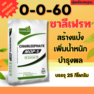 🔴กระสอบ 25 KG🔴 0-0-60 ชาลีเฟรท โพแทสเซียมคลอไรด์ บรรจุ 25 กิโลกรัม