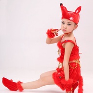Children Little Fox Costume Kindergarten Boys Red Fox Costume Girls Cartoon Fox Dance Costume2025110