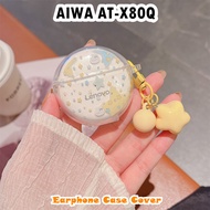 【Fast Shipment】For AIWA AT-X80Q Case Fresh Cartoon Series Soft Silicone Earphone Case Casing Cover