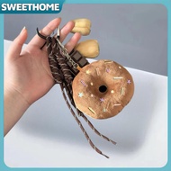 SWEETHOME Cute Doughnut Pendant, Keychain, Plush Doughnut, Claw Machine Doll, Plush Bag Pendant SWEE