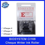 Biosystem CI168 Cheque Writer Ink Roller. Compatible for Biosystem iCheque 4, iCheque 5, iCheque 6. Local SG Stock.