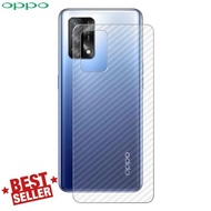 Oppo A95 / A96 Anti-Scratch Carbon Skin Screen Guard Protector Anti-Scratch Back
