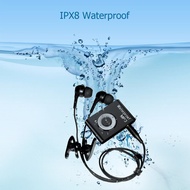 Mini IPX8 Waterproof Swimming MP3 Player Stereo Music MP3 Walkman FM Radio Sports Running HiFi Stereo Music Headphone