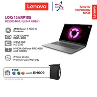 LENOVO LOQ 15ARP10E 83S00044MJ 15.6" GAMING LAPTOP ( R7-7735HS 16GD5 512SSD / RTX 4050 6GDR6 / WIN11