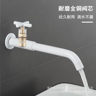 Single Cooling In-Wall Antique Faucet European Balcony Bathroom Extended Faucet Mop Pool Black Basin