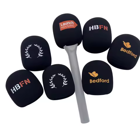 Dead Cat Pop Filter MicrophoneSponge Printing Cover Customized Mark Mic Windscreen Logo Foam Windshi