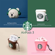 Starbucks series compatible AirPods 3 case for compatible AirPods(3rd) case 2021 new compatible AirPods3 earphone protective case 3rd case suitable for compatible AirPodsPro case compatible AirPods2gen case