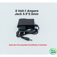 6V 1A Modem Router CCTV Adapter 6 1 Ampere 5.5x2.5VOLT