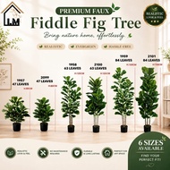 🌿 Pokok Ketapang Hiasan | Fiddle Fig Artificial Plant | Pokok Viral | Fake Tree | Indoor Home Decor 