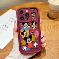 Childhood Mickey Mouse Case For OPPO A7 A12S F11 A9X A94 A79 A80 A57 A77 A5SReno 4F 5F 7Z 8Z A53 A33