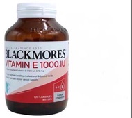 100粒 Blackmores BM天然維生素E膠囊1000IU