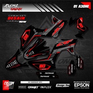 Crf150L full body decal sticker custom design (can change color, name, and number) CODE 01 A3ONE
