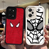 N113 Spider-man Silicone Black White Casing for Xiaomi POCO M6 M7 X7 F5 X5 F6 Pro 5G Case