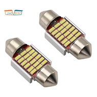 2Pcs C5W C10W 31mm 3014 18SMD Festoon Led Canbus Car Inteiror Bulb License Plate Light 12V