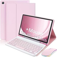 Keyboard Case for Samsung Galaxy Tab A9 Plus 11.0 inch (SM-X210/X215/X216/X218),Rechargable Detachab