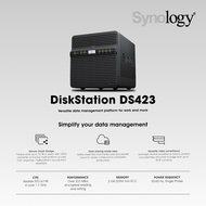 Synology DiskStation DS423 4-Bay NAS Enclosure up to 72TB