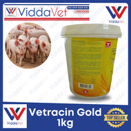 Vetracin Gold Soluble Powder 1kl Viddavet Vetracin gold powder 1 kg Vetracin gold with probiotic