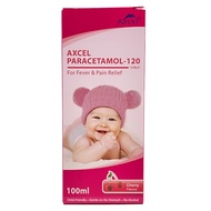 AXCEL PARACETAMOL -120 CHERRY FLAVOUR 60ML EXP 02/2027