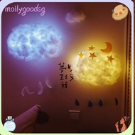 MOILYGOODSG Cloud Shape Lamp, DIY Material Package Battery Power DIY Cloud Night Light, Decoration  
