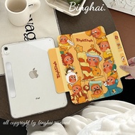 Ốp Lưng Bảo Vệ Acrylic Cho iPad pro 11 Air 5/4 Ốp Lưng Điện Thoại Màn Hình Phẳng Chống Cong 3 Gấp Có