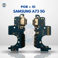 PCB BOARD CHARGER CONNECTOR FLEXI ORI CON T/C SAMSUNG A736B / GALAXY A73 5G + MIC