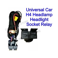 Universal Car H1,H4,H7,H11 Headlamp Headlight Socket Relay