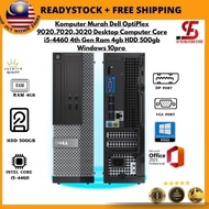 Komputer Murah Dell OptiPlex 902070203020 Desktop Computer Core i5-4460 4th Gen Windows 10pro