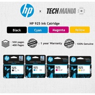 [🔥READY STOCK🔥] HP 925 Original Ink Cartridge [Black/Cyan/Magenta/Yellow] for HP Officejet Pro 8120 