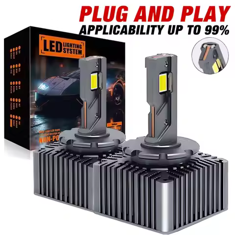Powerful D1S D3S Led Headlight Bulbs D4S D5S D2S D8S Canbus No Error Led Lights D4R D2R Car Lamp Aut