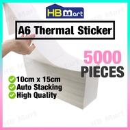 5000pcs Thermal Sticker A6 Paper Roll Fold Stack Airway Bill Sticker Thermal Label AWB Consignment Note 订单打印纸 TS01B