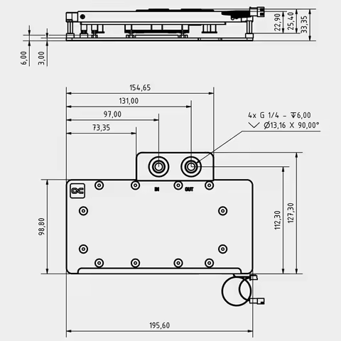Alphacool Core GPU Water Block Serve For XFX Swift AMD Radeon RX 9070,Quicksilver RX 9070XT Gaming E