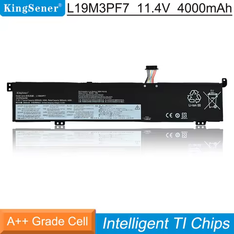 KingSener L19L3PF3 L19M3PF7 L19D3PF4 Laptop Battery For Lenovo Ideapad Creator 5-15IMH05 Gaming 3-15