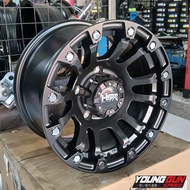 15 taft katana vitara ring offroad rims r15 hsr destroyer semi matte black racing rims