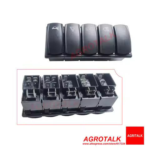 The combined switch for JINMA tractor JM354 ( like green horse in Brazil), part number: