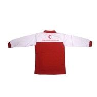 tshirt pbsm tshirt bulan sabit merah tshirt pbsm lengan panjang tshirt badan beruniform