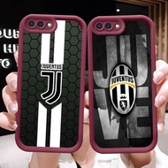 Burgundy Case for Realme C2S C2 OPPO A3S A1K A12E D-32 J_Juventus