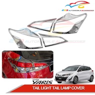 TOYOTA YARIS 2019-2022 TAIL LIGHT TAIL LAMP COVER (CHROME) '4 PC/SET'