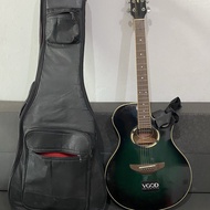 Gitar akustik elektrik Yamaha APX 500II warna OBB Second original