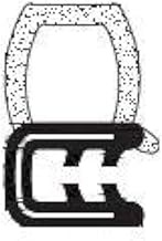 M M SEALS A005-5F Door Rubber Seal 0.69" Bulb Height x 0.21" Grip Range x 0.55" U Height (5 Feet)
