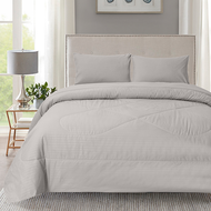 Mandaue Foam Deluxe Espresso Plain Bed in A Bag